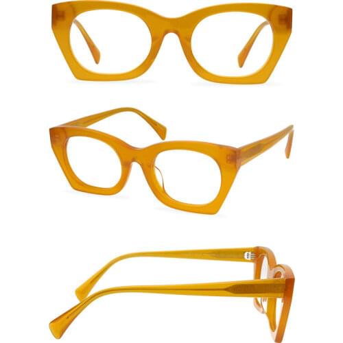 Belight Optical Japan Handmade Good Quality Women Men Acetate Prescription Eyeglasses Optical Spectacle Frame Eyewear 9578