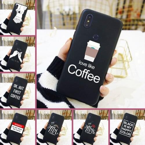 For Xiaomi Mi Max Note 1 2 3 Case TPU Silicone Quote Couple Love Black Soft Back Cover For Xiaomi Mi Mix 1 2 2S 3 Phone Case
