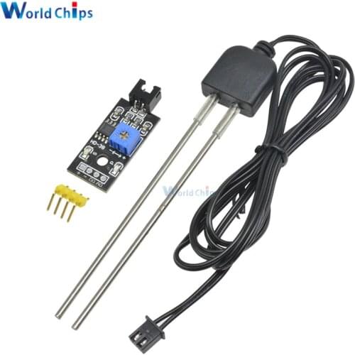 Soil Moisture Sensor and Soil Detector Module Soil Moisture Test Soil Humidity Test Corrosion Resistance Probe for Arduino