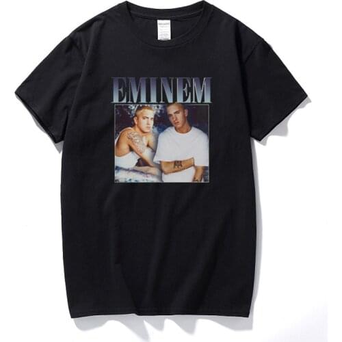 Rapper Playboi Carti Eminem Tupac 2pac J Cole Vintage 90s Print Men T Shirt Hip Hop Streetwear Cotton T-shirt Men Unisex EU Size