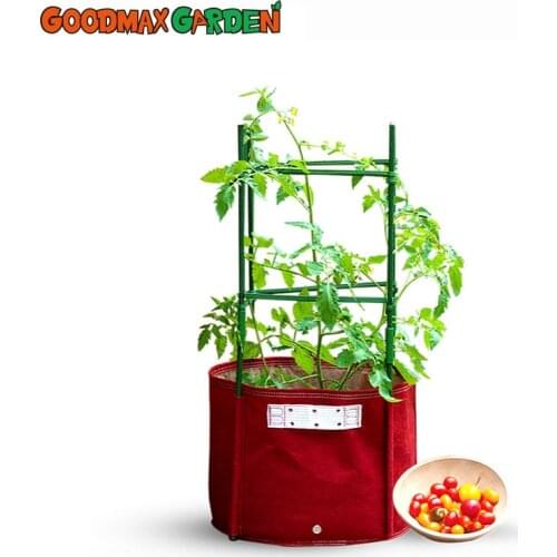 4/12 Gallon Tomato Plant Pots Grow Bags Orchard and Garden Gardening Non-woven Fabric Pots for Plants Garden Tools