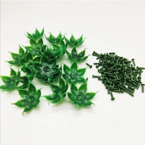 100pcs Green Artificial Flowers Torus For Wedding Decoration Foliage Rose Torus Decorative Florist Craft Nylon Flower Material