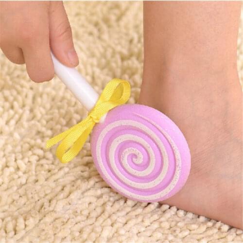 2021 New Product Creative Fashion Foot Scrubbing Foot Peeling Stick Tool Lollipop Peeling Calluses Peeling Stone