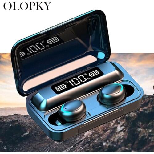 New TWS 5.0 Wireless Headphones Bluetooth Earphone In-Ear Sports Digital Display Charging Compartment Noise Canceling Headphone