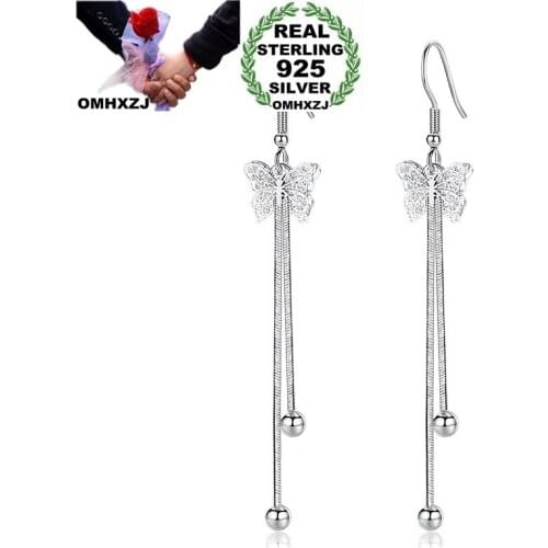 Серебряные серьги OMHXZJ China At AliExpress