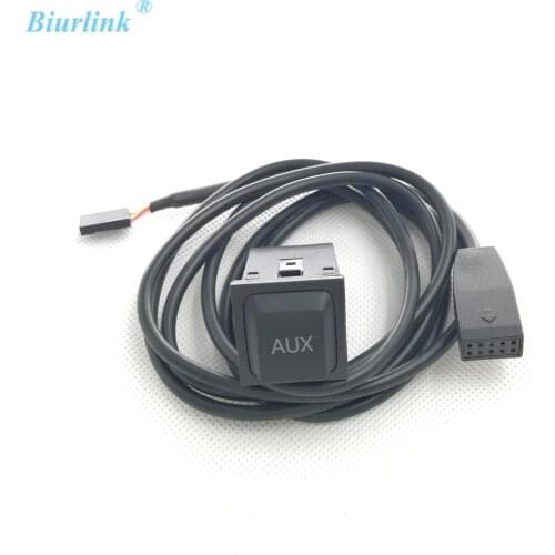 Biurlink Car Business CD Changer AUX Input Adapter Kit For BMW E46 10Pin Socket