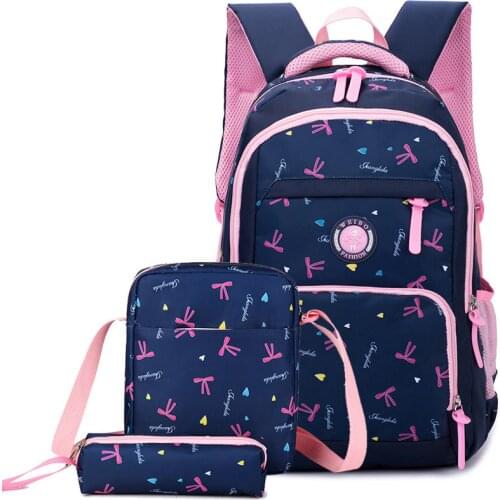 Waterproof Children School Bags Girls Kids princess school Backpack set Orthopedic Backpack Schoolbags Kids Mochila Infantil Zip