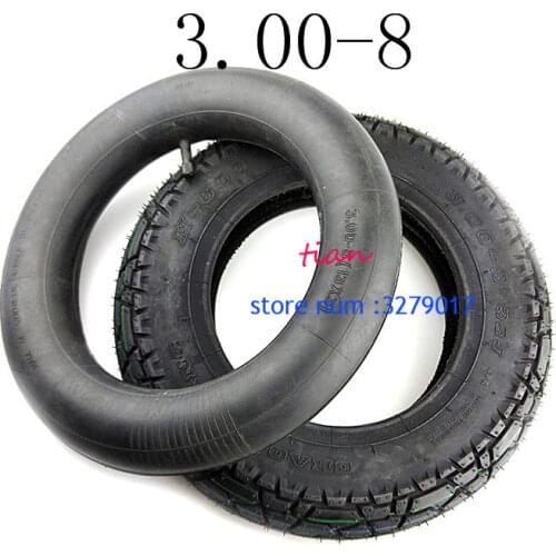 Surper Butyl rubber tire super quality wear 3.00-8 Scooter Tyre & Inner Tube Set MOBILITY SCOOTERS 4PLY Cruise Scooter