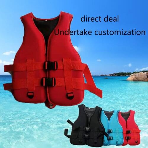 Foam Lifesaving Adults Children Swimming Pools Letter-Printed Wearable Rafting Floatation Boat with Shoulder Strap Life Jackets