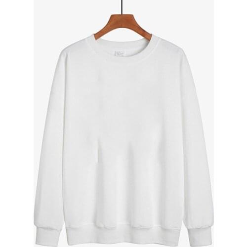 Womens Sweater Long-sleeved Spring Autumn Korean Version of The Shoulder Drop Candy Color Round Neck Loose Wild Cotton Sweater