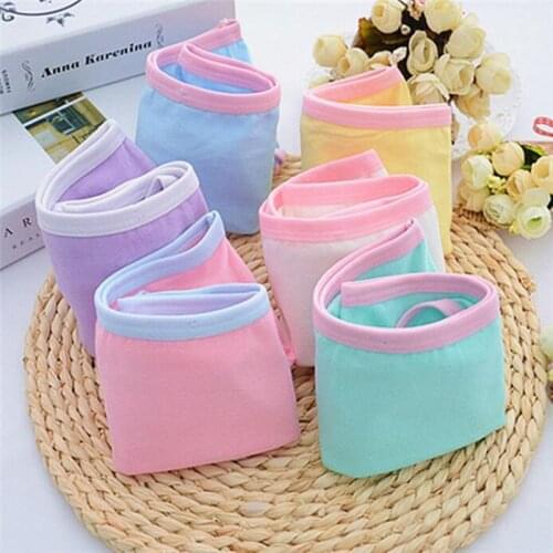 2019 NEW 4Pcs/Lot Cute Girl Panties Underwear Briefs Cotton Lingerie Soft Comfortable Panty sq-A001-4p