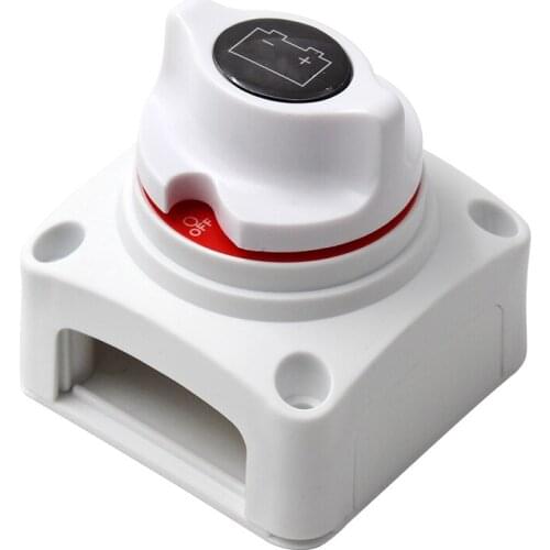 2 Position Disconnect Isolator Master Switch 12V 24V 36V Battery Power Cut Off Kill Switch Fit for Car/Vehicle/RV/Boat/Marine