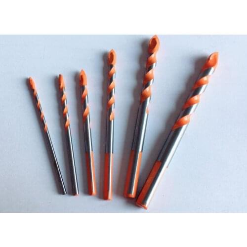 3/4/5/6/8/10/12/14/16mm Ceramic tile bit glass ceramic Marble concrete wall triangle handle alloy twist drill bit