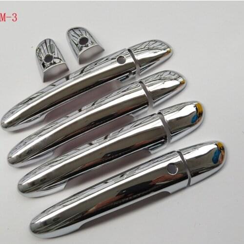 ABS chrome door handle cover For Mazda cx-5 cx5 cx-3 m2 m3 m6 2010-2015 accessories 10pcs