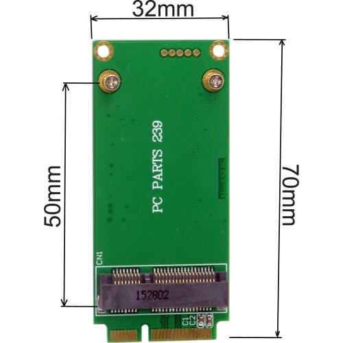 Chenyang 3x5cm mSATA Adapter to 3x7cm Mini PCI-e SATA SSD for Asus Eee PC 1000 S101 900 901 900A T91