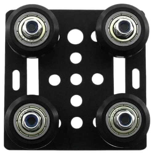 3D Printer Aluminum 2020 V-Slot Plate Slide for Profiles V-Slot Five Roulette