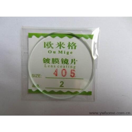 Freeshipping New flat glass watch crystal diameter 40.5 mm Thick 2.0mm