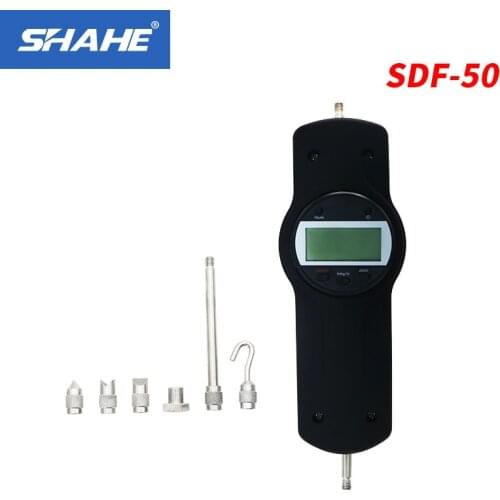 SHAHE SDF-50 Digital Force Gauge 50N Economic Dynamometer Force Gauge Push and Pull Tester Meter Measuring Instruments
