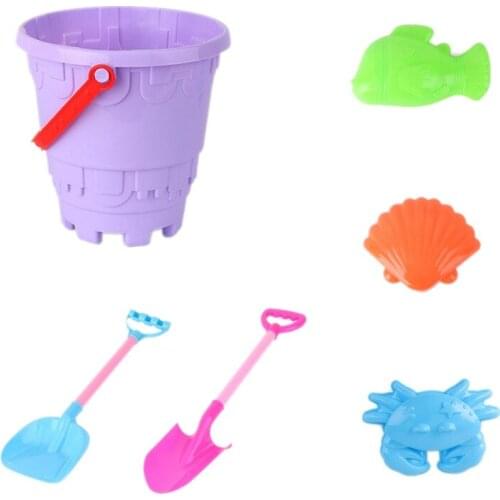 Beach Childrens Sand Toy Set Crab Shellfish Mold Beach Toys Beach Bucket Kit Summer Water Toys Play Sandbox Tool