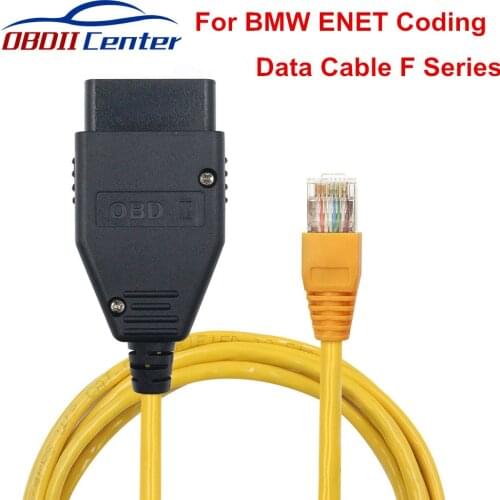 For BMW ENET Coding Cable ENET Ethernet to OBD2 Diagnostic Interface Cable ESYS ICOM Coding F-Series For BMW Enet Connector