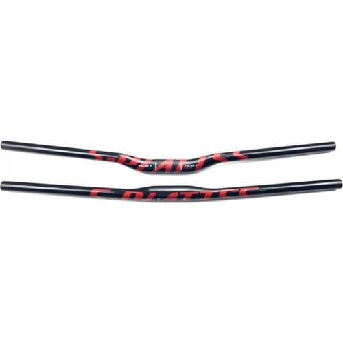 MTB Road Bike 3K Glossy Carbon Fiber 31.8mm Swallow-shaped Handlebar Flat/Riser Handle 580/600/620/640/660/680/700/720/740/760mm