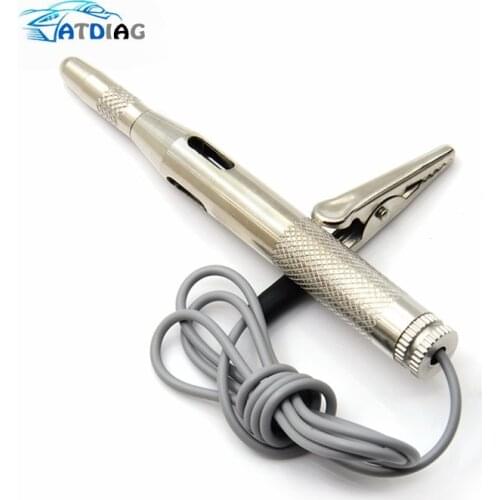 HOT!!! Auto Car Light Circuit Tester Lamp Voltage DC 6V 12V 24V Copper Test Pen Detector Probe Light System Test Probe Lamp