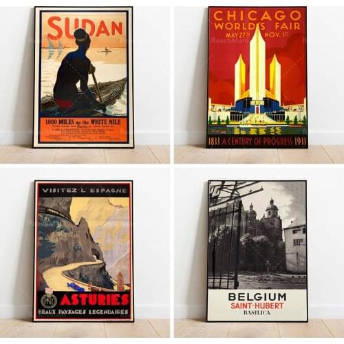 Asturias Art Print| Vintage Wall Art Print| Spain Retro Wall Poster| Canvas Print|Poster Print