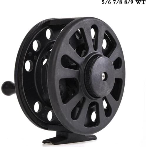 Fly Fishing Reel 5/6 7/8 8/9 WT Large Arbor ABS Left Right Hand Interchangeable Former Ice Fishing Wheels