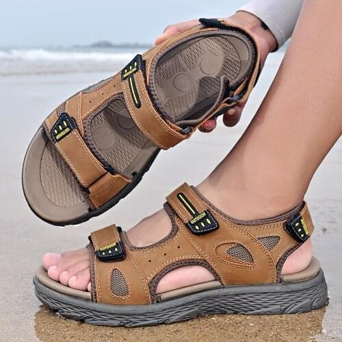 Kiss Enl Men's Leather Sandals