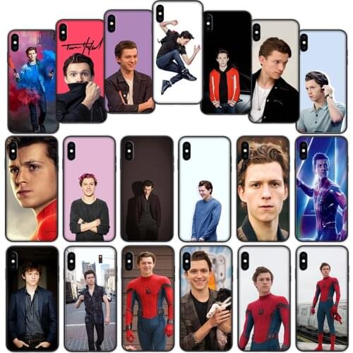 Tom Holland Soft Cover Case for iPhone 7 8 6 6S 5 5S SE Plus
