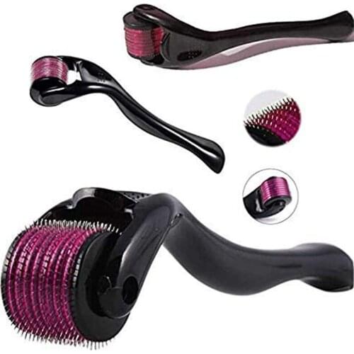 Wholesale Dropshipping Derma Roller 540 Titanium Microneedle Roller For Skin Care Micro Needle Face Roller With Case Hair Growth