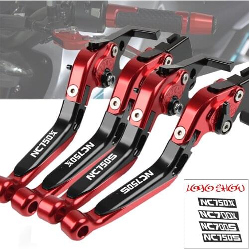 Motorcycle Brake Clutch Levers For Honda NC750X NC750S NC700X NC700S NC 750 700 Motorcoss adjustable Folding Extendable Levers