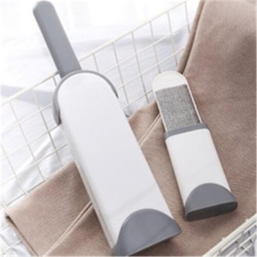 Small Size Magic Clean Brush Reusable Self-Cleaning Pet Hair Brush Set Double Lint Remover Fur Scrub Clothes Bag Dust Brusher