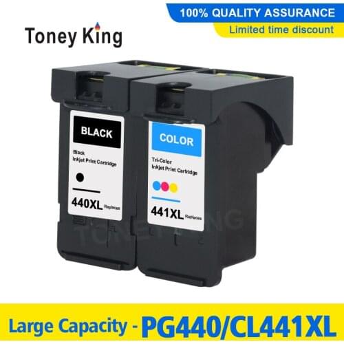 Toney King PG 440 PG440XL CL 441 compatible Ink Cartridge for Canon PG440 CL441 440XL 441XL for Printer 4280 MX438 518 378 MX438