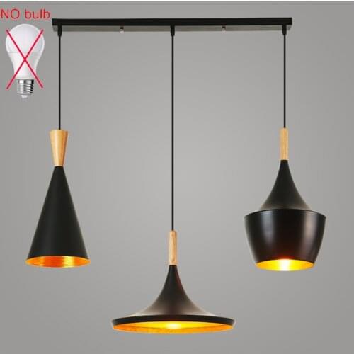 Vintage pendant ceiling lamps Industrial decorative led Chandelier for living room Table dining restaurant kitchen Bar counter