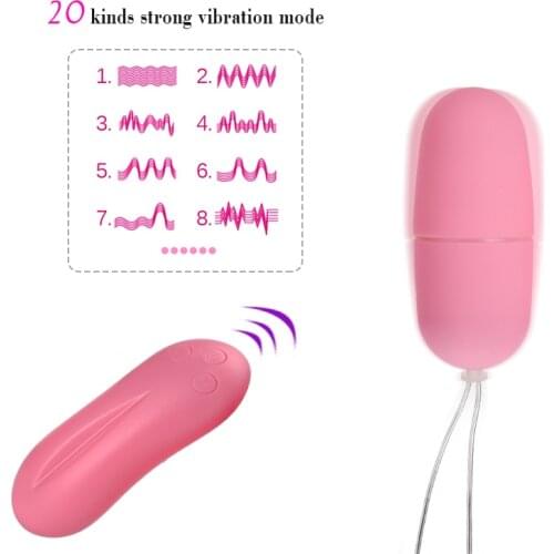 Waterproof 20 Speeds Remote Control Vibrating Love Egg Wireless Remote Control Bullet Vibrator Adult Sex Toys for Woman