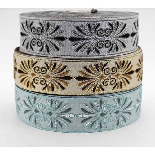 10Yards Chinese style jacquard webbing 3cm Home Textile Garment national ribbon Sewing Handmade DIY Free shipping