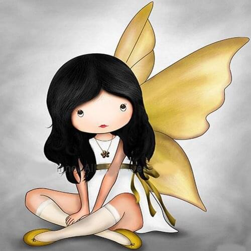 Butterfly Wing Fly Girl Cutting Dies Carbon Steel Stencils for DIY Scrapbooking Paper Cards Embossing album Craft Cut Die