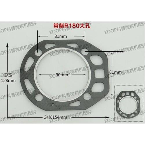 Free Shipping Diesel engine R180 Diameter:90MM Direct injection cylinder head Gasket Changchai Changfa Jiangdong and so on