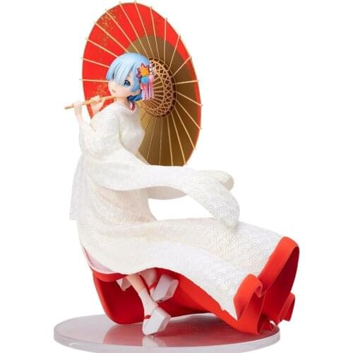 Re Life in a different world from zero Rem Kimono Anime Figures 23cm PVC action figure Model Toys Sexy Girl Collection Doll Gift