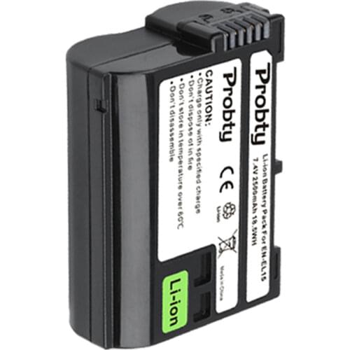 Probty EN-EL15 EN EL15 Battery For Nikon D7500 V1 D500 D600 D610 D750 D800 D810 D810A D7000 D7100 D7200 Digital SLR Camera