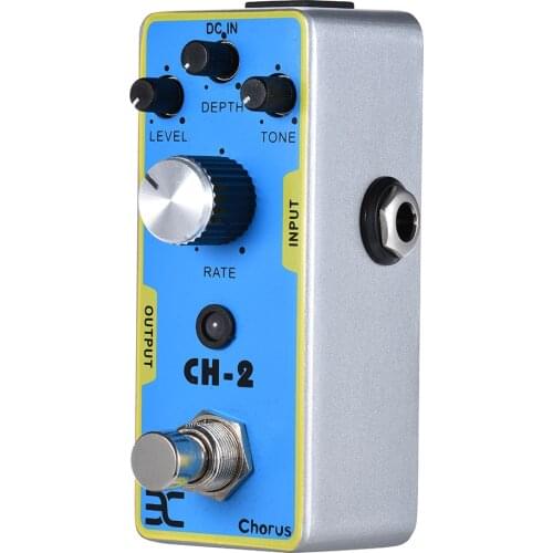 ENO EX CH-2 Chorus Guitar Pedal Electric Guitar Effect Pedal Full Metal Shell True Bypass Guitar Parts & Accessories