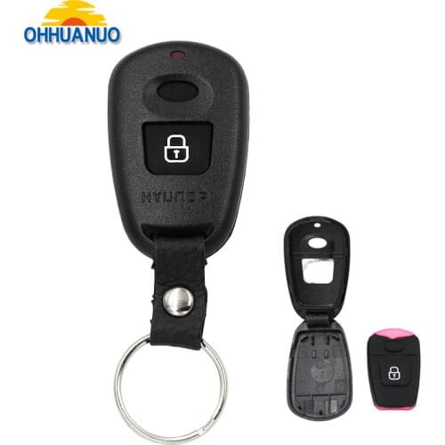 Car Key for Hyundai Elantra Fe Matrix 2 Button Replacement Keyless Entry Remote Key Shell Case No Battery Hold