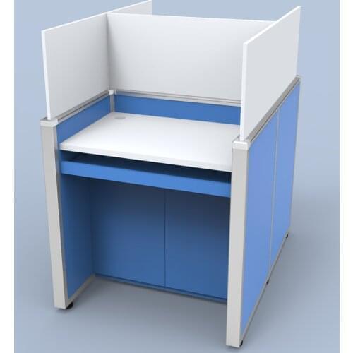 Computer Desk Desktop Partition Sound Absorbing Study Carrel Desktop Panels Language Lab Table For Test Center cubicle