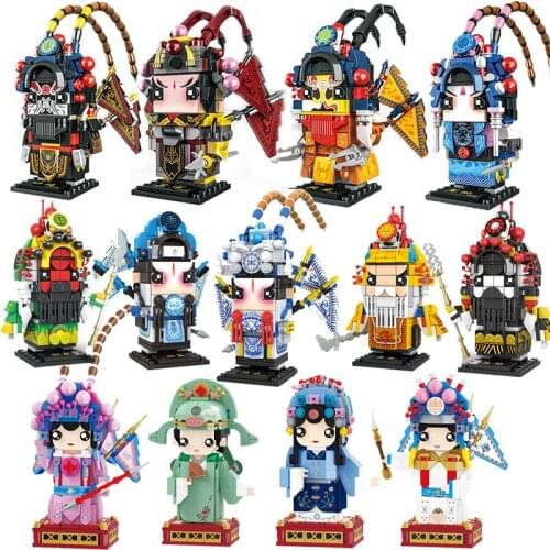 Journey To The West Figures Bricks Sun Wukong Opera Pig Monkey Building Blocks Kit Kids Toys Sets Bricks China Headz