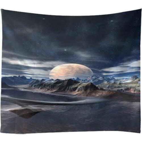 Creative 3D Painting Natural Scenery Tapestry Wall Hanging Bed Spread Beach Towel Table Cloth Yoga Mat 250CM*180CM Large Size