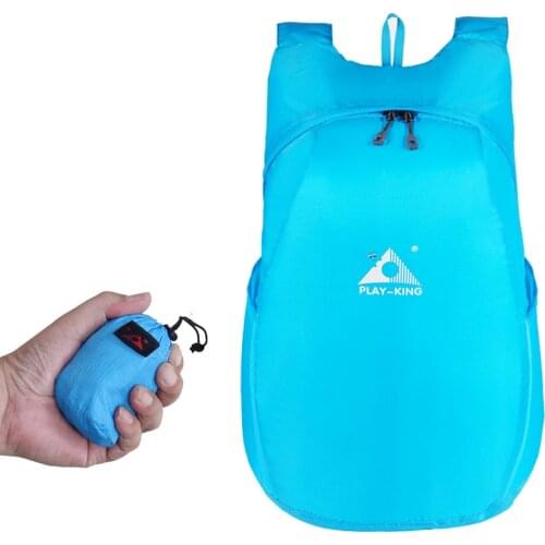 WAKYME Lightweight Backpack Waterproof Outdoor portable Foldable Travel Bag Nylon Nano Bag Leisure Sports Backpack Men Women