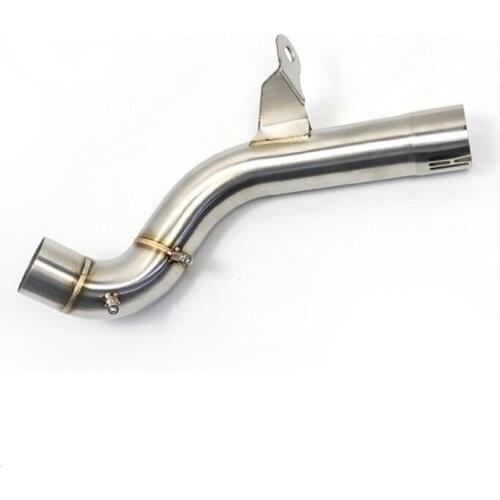 For BMW F750GS F850GS F 850 GS 2018 2019 2020 Modified Motorcycle Exhaust Middle Link Pipe Catalyst Delete Pipe Stainless Steel