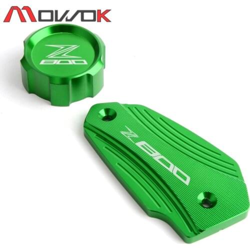 New Fashion For KAWASAKI Z800 z800 2013 2014 2015 2016 Motorcycle Front&Rear brake Fluid Cylinder Master Reservoir Cover Cap