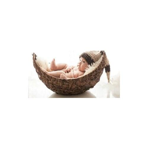 New Arrival Newborn No Blanket Hand Series Children Photography Big Crescent Photography Baby Infant Basket Props Toy Gift